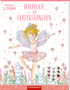 Prinzessin Lillifee – Malblock mit Glitzersteinchen von Monika Finsterbusch