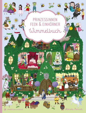 Prinzessinnen, Feen & Einhörner Wimmelbuch Pocket von Parciak,  Monika