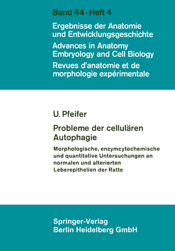 Probleme der cellulären Autophagie von Pfeifer,  U