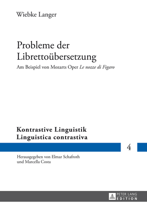 Probleme der Librettoübersetzung von Langer,  Wiebke