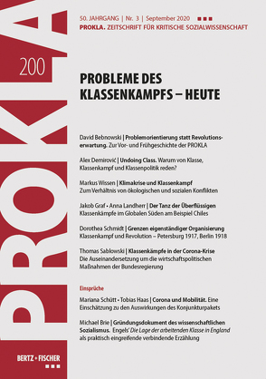 Probleme des Klassenkampfs – heute von Prokla 200