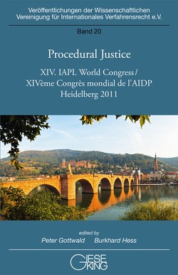 Procedural Justice von Gottwald,  Peter, Hess,  Burkhard