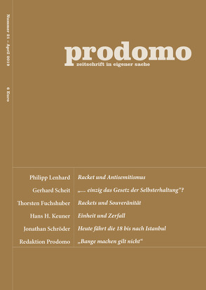 Prodomo von Redaktion Prodomo