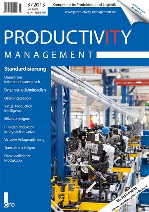 Productivity Management 3/2013 von Scholz-Reiter,  Bernd