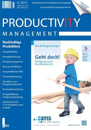 Productivity Management 4/2013 von Gronau,  Norbert