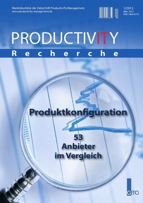 Productivity Marktüberblick 1/2012 von Gronau,  Norbert