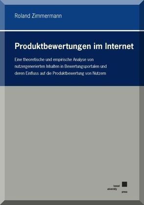 Produktbewertungen im Internet von Zimmermann,  Roland