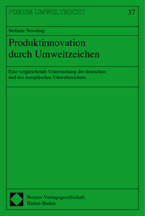 Produktinnovation durch Umweltzeichen von Neveling,  Stefanie