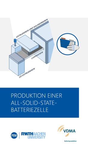 Produktion einer All-Solid-State-Batteriezelle von Heimes,  Heiner, Kampker,  Achim, Michaelis,  Sarah, Rahimzei,  Ehsan, Schön,  Christoph, vom Hemdt,  Ansgar