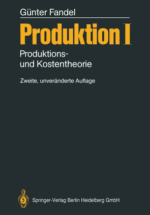 Produktion I von Fandel,  Günter