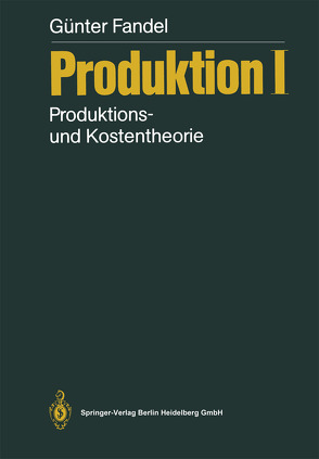 Produktion I von Fandel,  Günter