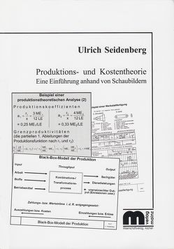 Produktions- und Kostentheorie von Seidenberg,  Ulrich