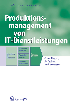 Produktionsmanagement von IT-Dienstleistungen von Zarnekow,  Ruediger