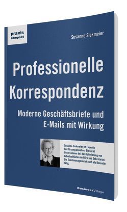 Professionelle Korrespondenz von Siekmeier,  Susanne