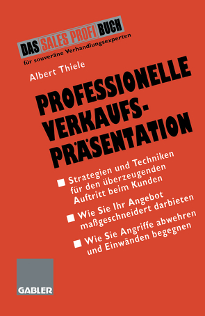 Professionelle Verkaufspräsentation von Thiele,  Albert