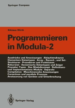 Programmieren in Modula-2 von Pfeiffer,  Guido, Wirth,  Niklaus