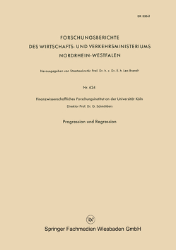 Progression und Regression von Schmölders,  Günter