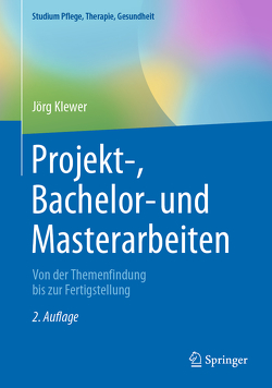 Projekt-, Bachelor- und Masterarbeiten von Klewer,  Jörg