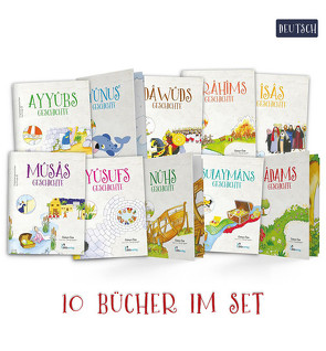 Prophetengeschichten für Kinder – Set von 10 Bücher von Cevik,  Mehmet, Güneş (Art Director & Marketing),  Güven, Icigen,  Sevgi, Inam (Dr. Phil),  Ahmet, Öze,  Özkan