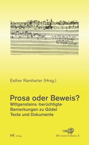 Prosa oder Beweis? von Ramharter,  Esther