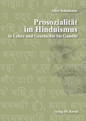 Prosozialität im Hinduismus von Schumann,  Alice