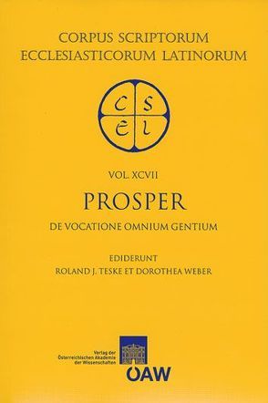 Prosper De Vocatione Omnium Gentium von Teske,  Roland, Weber,  Dorothea