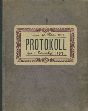 Protokollbuch FC Winterthur 1896/1897 von Jerzö,  Kai, Jerzovskaja,  -