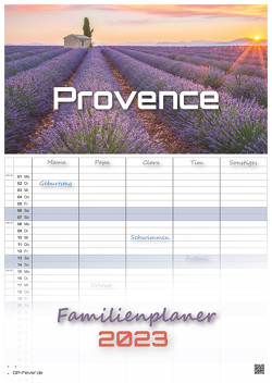 Provence – ein besonderes Stück Frankreich – 2023 – Kalender DIN A3 – (Familienplaner) von GP-Fever.de