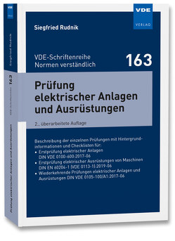 Prüfung elektrischer Anlagen und Ausrüstungen von Rudnik,  Siegfried