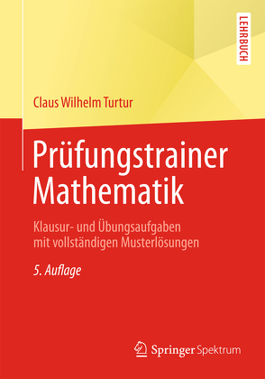 Prüfungstrainer Mathematik von Turtur,  Claus Wilhelm