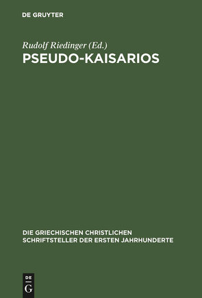 Pseudo-Kaisarios von Riedinger,  Rudolf