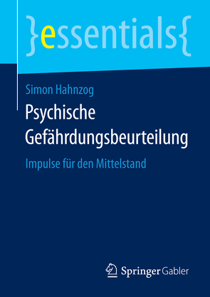 Psychische Gefährdungsbeurteilung von Hahnzog,  Simon