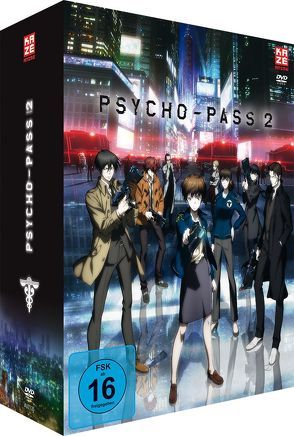 Psycho Pass – 2. Staffel – Box 1 (2 DVDs) + Sammelschuber (Limited Edition) von Suzuki,  Kiyotaka