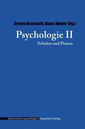 Psychologie von Brenssell,  Ariane, Weber,  Klaus