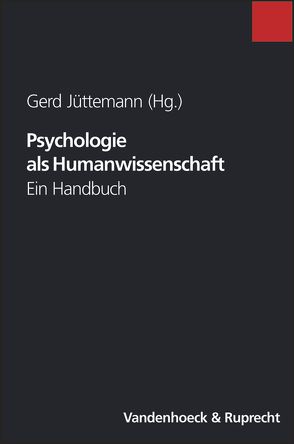 Psychologie als Humanwissenschaft von Jüttemann,  Gerd