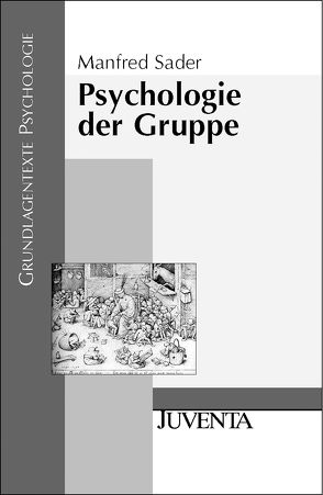 Psychologie der Gruppe von Sader,  Manfred