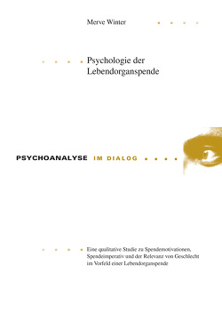 Psychologie der Lebendorganspende von Winter,  Merve