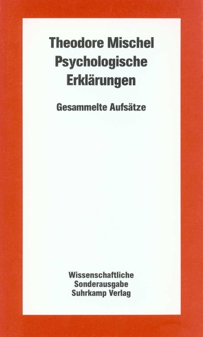 Psychologische Erklärungen von Kober,  Hainer, Mischel,  Theodore