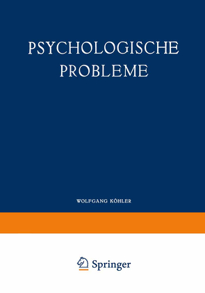 Psychologische Probleme von Koehler,  Wolfgang