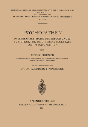 Psychopathen von Binswanger,  L., Häfner,  H.