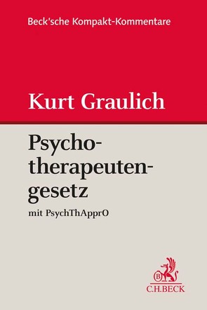 Psychotherapeutengesetz von Graulich,  Kurt