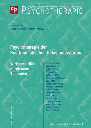 Psychotherapie der Posttraumatischen Belastungsstörung von Bronisch,  Thomas, Sulz,  Serge K. D.