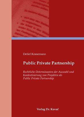 Public Private Partnership von Krasemann,  Detlef