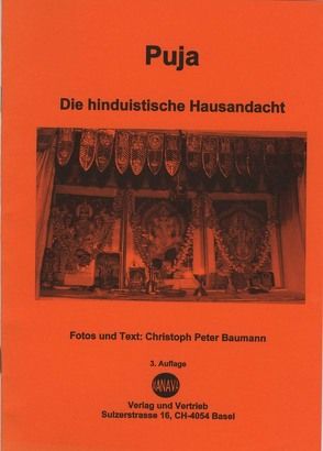 Puja. Die hinduistische Hausandacht von Baumann,  Christoph P, Ratnam,  Murugathas