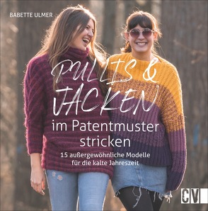 Pullis und Jacken im Patentmuster stricken von Ulmer,  Babette