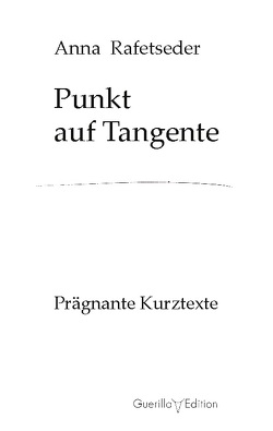 Punkt auf Tangente von Rafetseder,  Anna