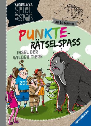 Punkte-Rätselspaß: Insel der wilden Tiere von Große-Holtforth,  Isabel, Rist,  Cornelia, Siegmund-Stiefenhofer,  Sybille