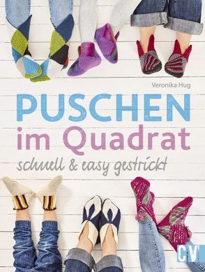 Puschen im Quadrat, schnell & easy gestrickt von Hug,  Veronika