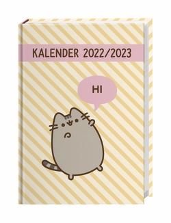 Pusheen 17-Monats-Kalenderbuch A5 2022/2023. Praktischer Schüler-Kalender mit flexiblen Einband und Lesebändchen. Kinder-Buchkalender mit niedlichen Katzen-Cartoons von Heye