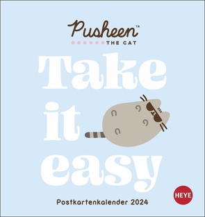 Pusheen Postkartenkalender 2024